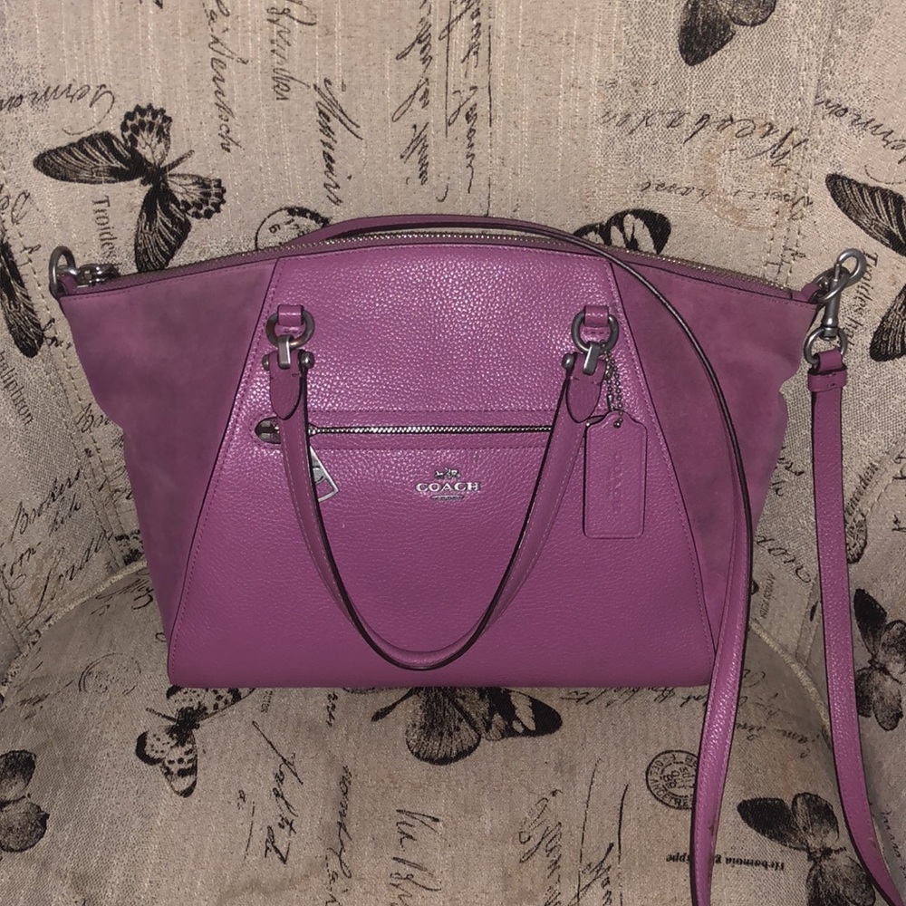 Purple Coach Purse 💜